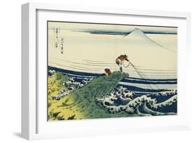 Soshu Kajikazawa in Kai Province from the Series the Thirty-Six Views of Mount Fuji-Katsushika Hokusai-Framed Giclee Print