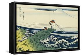 Soshu Kajikazawa in Kai Province from the Series the Thirty-Six Views of Mount Fuji-Katsushika Hokusai-Framed Stretched Canvas