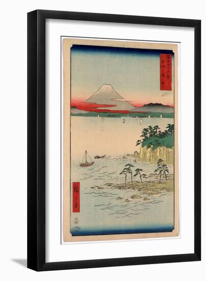 Soshu Miura No Kaijo-Utagawa Hiroshige-Framed Giclee Print