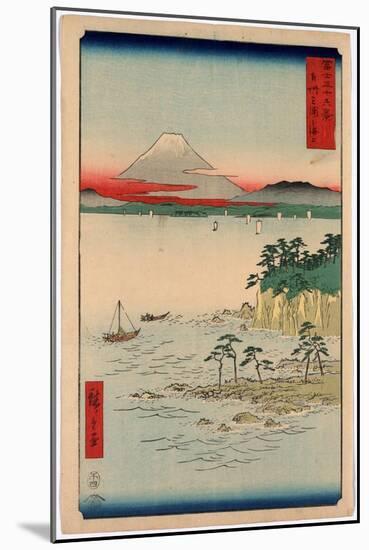 Soshu Miura No Kaijo-Utagawa Hiroshige-Mounted Giclee Print