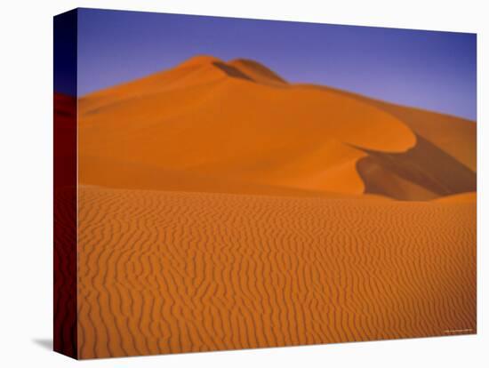 Sossusvlei Dune, Naukluft Park, Central Namib, Namibia-Walter Bibikow-Stretched Canvas