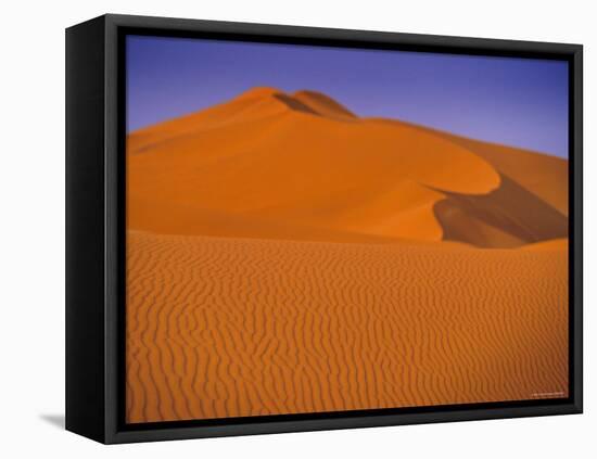 Sossusvlei Dune, Naukluft Park, Central Namib, Namibia-Walter Bibikow-Framed Stretched Canvas