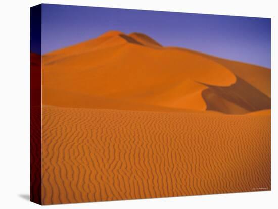 Sossusvlei Dune, Naukluft Park, Central Namib, Namibia-Walter Bibikow-Stretched Canvas