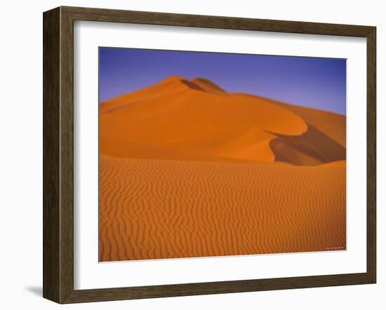 Sossusvlei Dune, Naukluft Park, Central Namib, Namibia-Walter Bibikow-Framed Photographic Print