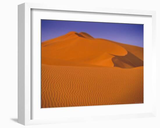 Sossusvlei Dune, Naukluft Park, Central Namib, Namibia-Walter Bibikow-Framed Photographic Print