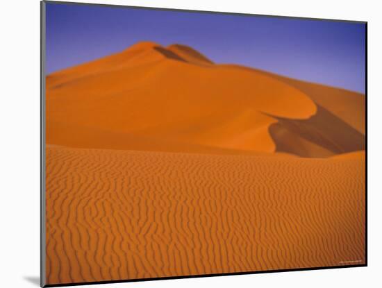 Sossusvlei Dune, Naukluft Park, Central Namib, Namibia-Walter Bibikow-Mounted Photographic Print