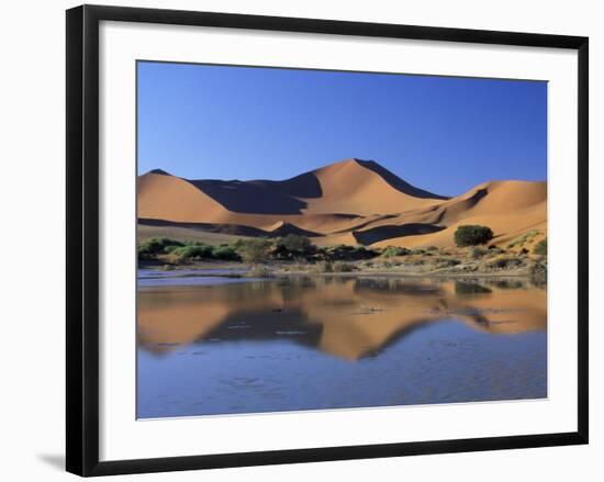 Sossusvlei Dunes, Namib National Park, Namibia-Art Wolfe-Framed Photographic Print