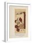 Sotoba (Colour Woodblock Print)-Suzuki Harunobu-Framed Giclee Print