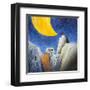 Sotto una grande luna gialla-Donato Larotonda-Framed Giclee Print