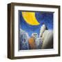 Sotto una grande luna gialla-Donato Larotonda-Framed Giclee Print