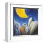 Sotto una grande luna gialla-Donato Larotonda-Framed Giclee Print