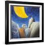 Sotto una grande luna gialla-Donato Larotonda-Framed Giclee Print