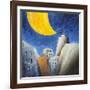 Sotto una grande luna gialla-Donato Larotonda-Framed Giclee Print