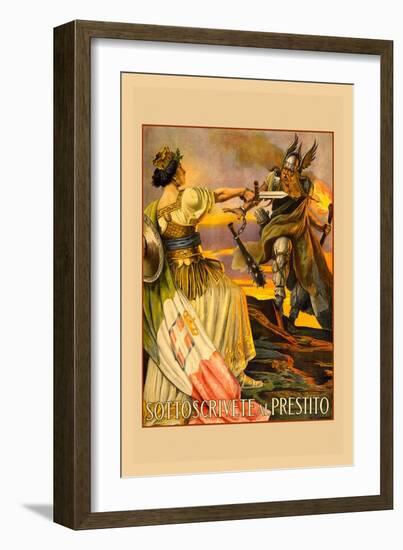 Sottoscrivete Al Prestito-Giovanni Capranesi-Framed Art Print