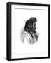 Souakiny Chief, 1848-Ebenezer Landells-Framed Giclee Print