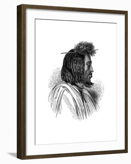 Souakiny Chief, 1848-Ebenezer Landells-Framed Giclee Print