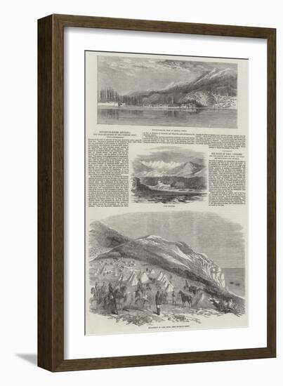 Souchoum-Kaleh Abkhasia, the Head-Quarters of the Turkish Army-null-Framed Giclee Print