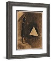 Souci D'Absolu.Philosophe, 1881-Odilon Redon-Framed Giclee Print