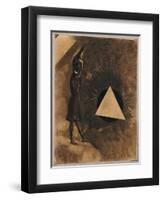 Souci D'Absolu.Philosophe, 1881-Odilon Redon-Framed Giclee Print