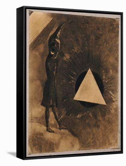 Souci D'Absolu.Philosophe, 1881-Odilon Redon-Framed Stretched Canvas