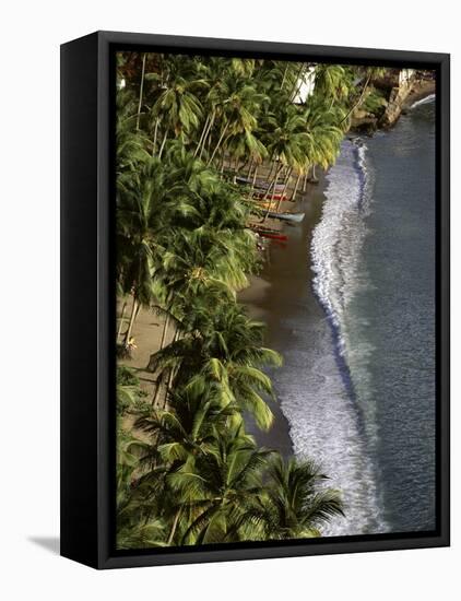 Soufriere Beach, St. Lucia-null-Framed Stretched Canvas