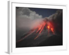 Soufriere Hills Eruption, Montserrat Island, Caribbean-Stocktrek Images-Framed Photographic Print