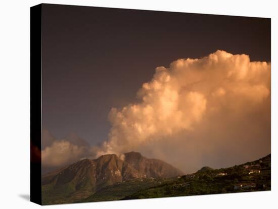 Soufriere Hills Volcano, Montserrat, Leeward Islands, West Indies, Caribbean, Central America-G Richardson-Stretched Canvas