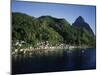 Soufriere, Petit Piton, St. Lucia-null-Mounted Premium Photographic Print