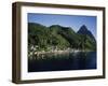 Soufriere, Petit Piton, St. Lucia-null-Framed Photographic Print