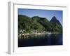 Soufriere, Petit Piton, St. Lucia-null-Framed Photographic Print