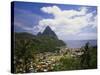 Soufriere, St Lucia, Caribbean-Lee Frost-Stretched Canvas