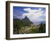 Soufriere, St Lucia, Caribbean-Lee Frost-Framed Photographic Print