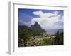 Soufriere, St Lucia, Caribbean-Lee Frost-Framed Photographic Print