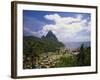 Soufriere, St Lucia, Caribbean-Lee Frost-Framed Photographic Print