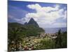 Soufriere, St Lucia, Caribbean-Lee Frost-Mounted Photographic Print