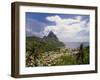 Soufriere, St Lucia, Caribbean-Lee Frost-Framed Photographic Print