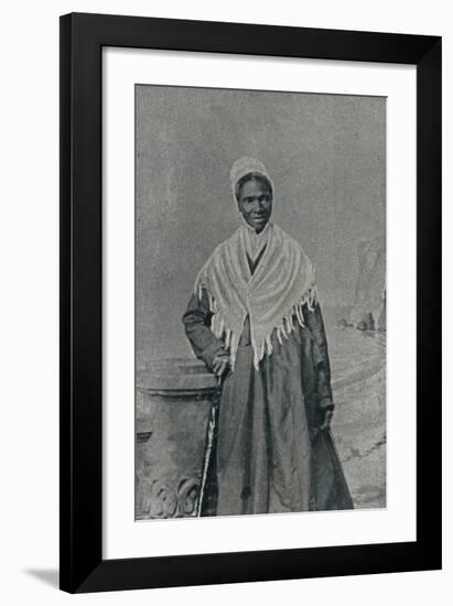 Soujourner Truth, African-American Abolitionist and Champion of Women’s Rights-null-Framed Giclee Print