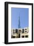 Souk Al Bahar and Burj Khalifa, Downtown Dubai, Dubai, United Arab Emirates-Axel Schmies-Framed Photographic Print