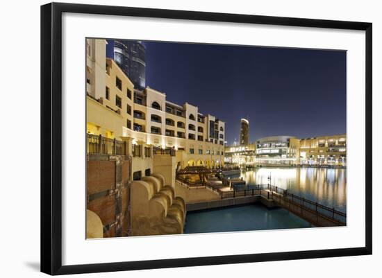 Souk Al Bahar, Downtown Dubai, Dubai, United Arab Emirates-Axel Schmies-Framed Photographic Print