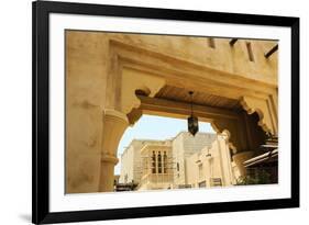 Souk Madinat, Dubai, United Arab Emirates, Middle East-Amanda Hall-Framed Photographic Print