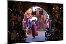 Souk, Marrakech, Morocco, North Africa, Africa-Neil Farrin-Mounted Photographic Print