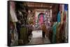 Souk, Marrakech, Morocco-Peter Adams-Framed Stretched Canvas
