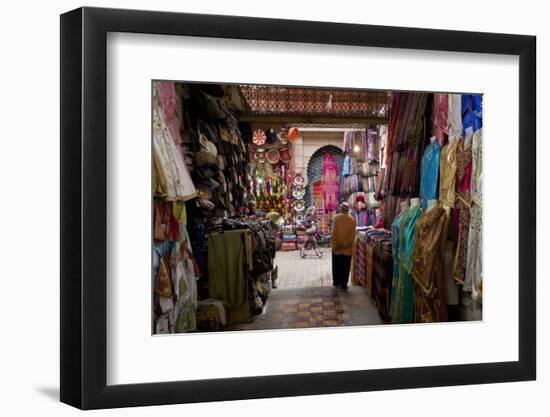 Souk, Marrakech, Morocco-Peter Adams-Framed Photographic Print