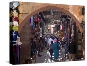 Souk, Marrakesh, Morocco, North Africa, Africa-Frank Fell-Stretched Canvas