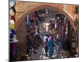 Souk, Marrakesh, Morocco, North Africa, Africa-Frank Fell-Mounted Photographic Print
