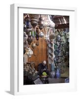 Souk, Marrakesh, Morocco, North Africa, Africa-Frank Fell-Framed Photographic Print