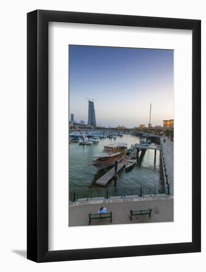 Souk Shark Shopping Center and Marina, Kuwait City, Kuwait, Middle East-Jane Sweeney-Framed Photographic Print