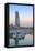 Souk Shark Shopping Center and Marina-Jane Sweeney-Framed Stretched Canvas