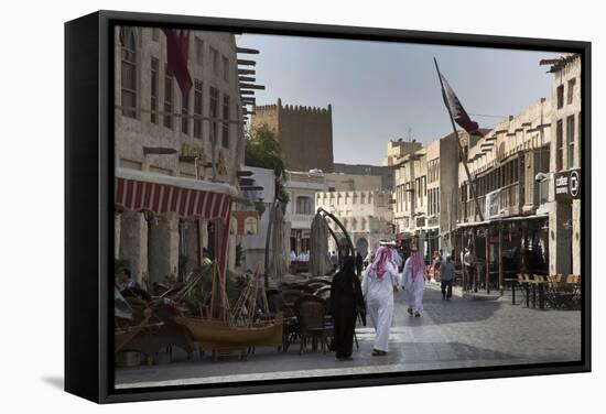 Souk Waqif, Doha, Qatar, Middle East-Angelo Cavalli-Framed Stretched Canvas