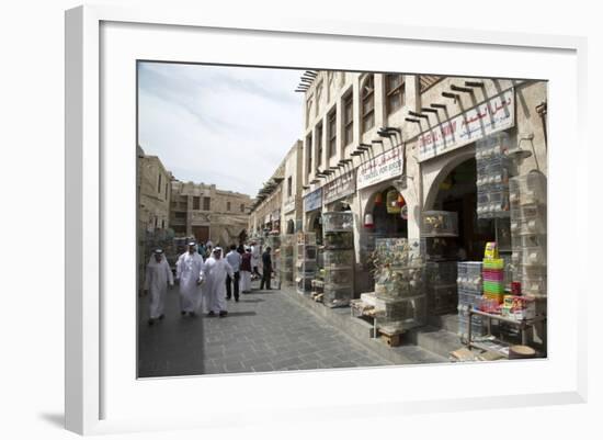 Souk Waqif, Doha, Qatar, Middle East-Angelo Cavalli-Framed Photographic Print